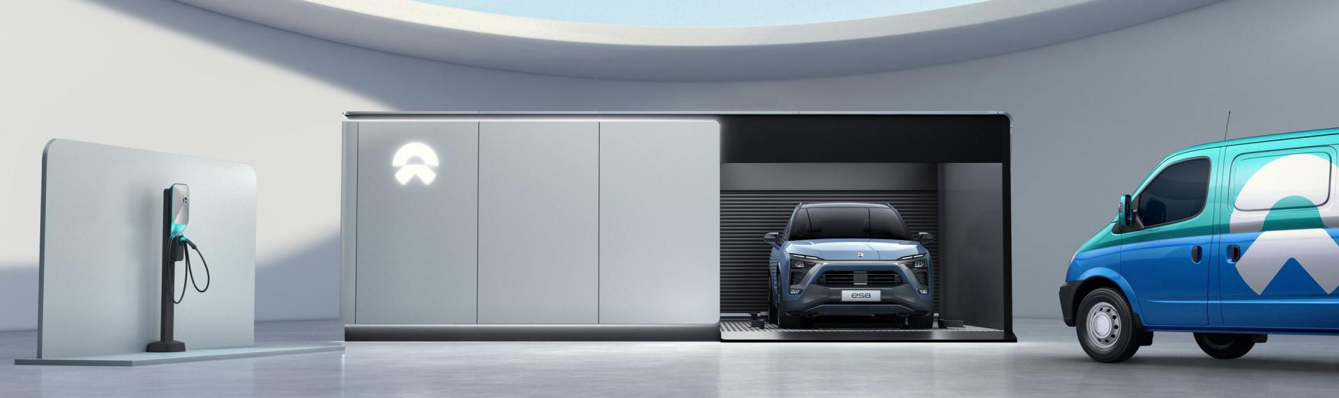 蔚來(lái)無(wú)人換電站 蔚來(lái)無(wú)人換電站